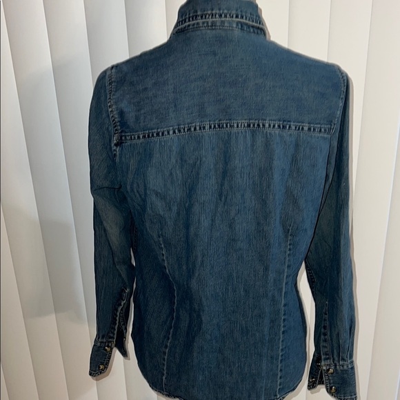 Motherhood maternity Denim Button-Up Shirt - Picture 6 of 7